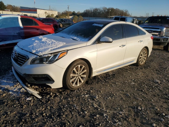 2016 Hyundai Sonata 2.4L Sport with VIN 5NPE34AF8GH321093, listed as a Copart auction lot 87178304 with 171,087 mi miles and Salvage Title. Bid and sale history available at carsss.com. Image 1.