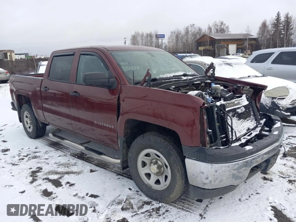 2014 Chevrolet Silverado 1500 Work Truck with VIN 3GCUKPEH1EG294742, listed as a Copart auction lot 75556434 with 201,890 mi miles and Salvage Title. Bid and sale history available at DreamBid. Image 4.