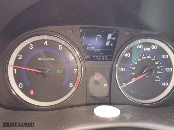 2014 Hyundai Accent GS with VIN KMHCT5AE0EU189319, listed as a IAAI auction lot 41985071 with 72,633 mi miles. Bid and sale history available at carsss.com. Image 7.