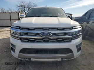 2023 Ford Expedition Platinum with VIN 1FMJU1M88PEA26014, listed as a Copart auction lot 89071995 with 23,830 mi miles and Salvage Title. Bid and sale history available at carsss.com. Image 5.