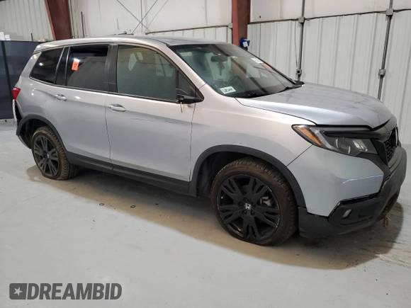 2021 Honda Passport Sport with VIN 5FNYF8H24MB004016, listed as a Copart auction lot 58739474 with 85,373 mi miles and Non repairable. Bid and sale history available at DreamBid. Image 4.