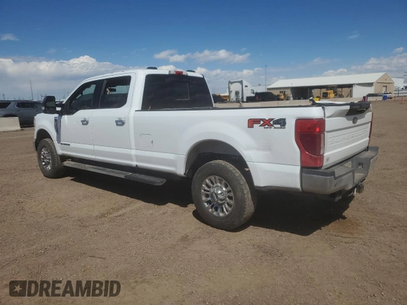 2022 Ford F-350 XL with VIN 1FT8W3BT6NEE97625, listed as a Copart auction lot 53880215 with 110,664 mi miles and Salvage title. Bid and sale history available at DreamBid. Image 2.