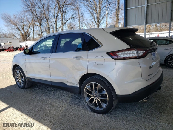 2016 Ford Edge Titanium with VIN 2FMPK4K85GBB26989, listed as a Copart auction lot 45318795 with 177,775 mi miles and Non Repairable. Bid and sale history available at carsss.com. Image 2.