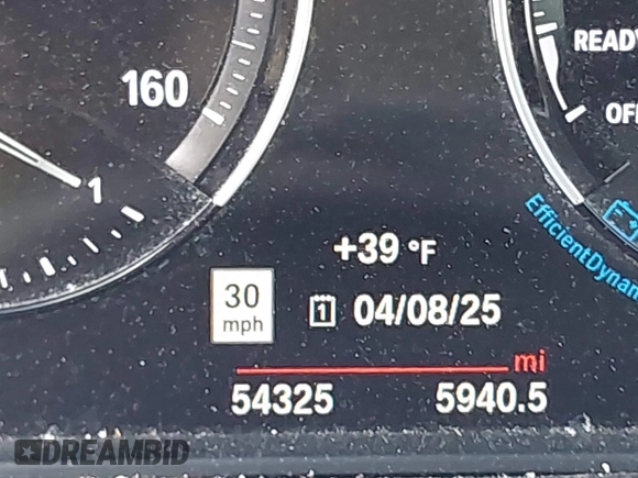 2019 BMW X1 xDrive28i with VIN WBXHT3C56K5L35842, listed as a IAAI auction lot 41981409 with 54,325 mi miles. Bid and sale history available at carsss.com. Image 15.