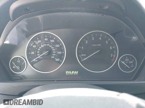 2014 BMW 3 Series 328i with VIN WBA3C1C55EK108432, listed as a IAAI auction lot 41934089 with 1 mi miles. Bid and sale history available at carsss.com. Image 7.