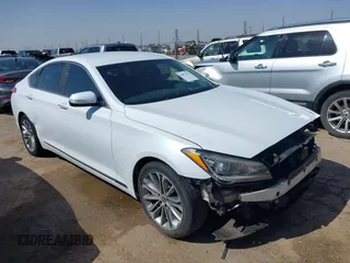 2017 Genesis G80 3.8L with VIN KMHGN4JE1HU200046, listed as a IAAI auction lot 42077422 with 121,698 mi miles and . Bid and sale history available at carsss.com. Image 1.