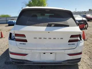 2025 Genesis GV80 Prestige with VIN KMUHEESC5SU221448, listed as a Copart auction lot 48557875 with 10,971 mi miles and Salvage Title. Bid and sale history available at DreamBid. Image 6.
