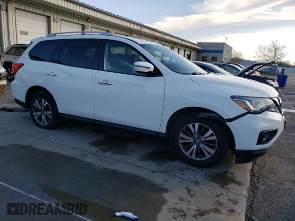 2019 Nissan Pathfinder S with VIN 5N1DR2MM6KC581307, listed as a Copart auction lot 52514935 with 157,875 mi miles and Clean title. Bid and sale history available at DreamBid. Image 4.