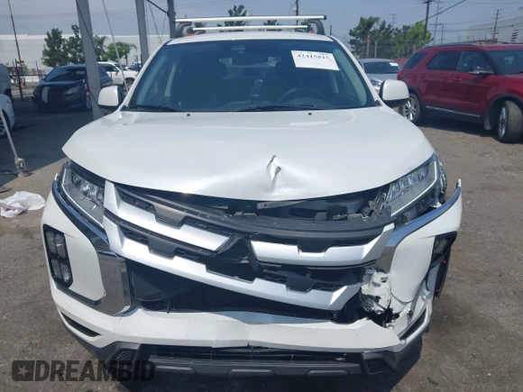 2021 Mitsubishi Outlander ES with VIN JA4APUAU7MU027570, listed as a IAAI auction lot 42415815 with 56,339 mi miles and . Bid and sale history available at DreamBid. Image 6.