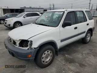 2001 Honda CR-V LX with VIN JHLRD18411S019111, listed as a Copart auction lot 51754404 with 154,142 mi miles and Salvage Title. Bid and sale history available at carsss.com. Image 1.