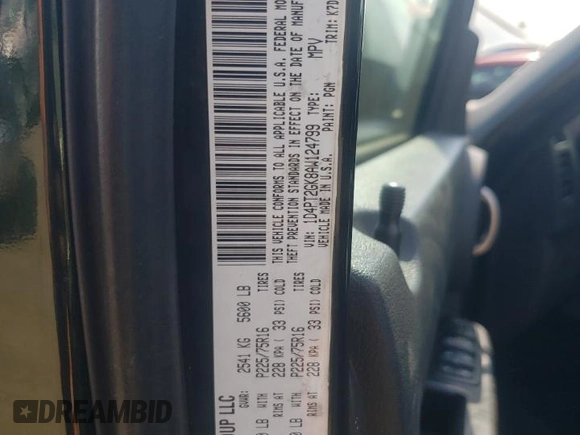 2010 Dodge Nitro SE z VIN 1D4PT2GK8AW124799, wystawiony jako Copart lot #71811164 z przebiegiem 108 013 mil mil oraz Szkoda całkowita • Salvage title. Historia ofert i sprzedaży dostępna na DreamBid. Obrazek 12.