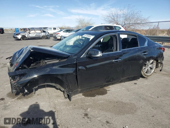 2021 Infiniti Q50 Luxe with VIN JN1EV7BP7MM703722, listed as a Copart auction lot 50768955 with Not provided miles and Salvage title. Bid and sale history available at DreamBid. Image 1.