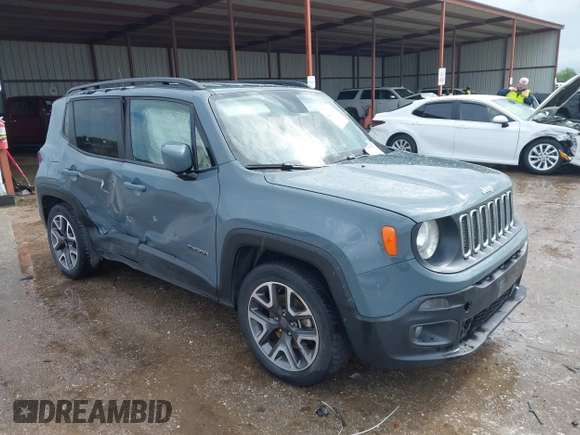 2018 Jeep Renegade Latitude with VIN ZACCJABB9JPH58087, listed as a IAAI auction lot 42109926 with 126,109 mi miles and . Bid and sale history available at DreamBid. Image 1.