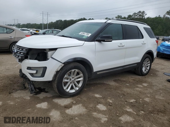 2016 Ford Explorer XLT with VIN 1FM5K7D86GGC54625, listed as a Copart auction lot 53947785 with 338,551 mi miles and Salvage Title. Bid and sale history available at DreamBid. Image 1.