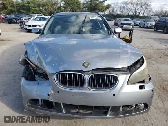 2006 BMW 5 Series 530xi with VIN WBANN735X6CN02686, listed as a Copart auction lot 78018484 with Not Provided miles and Salvage Title. Bid and sale history available at carsss.com. Image 5.