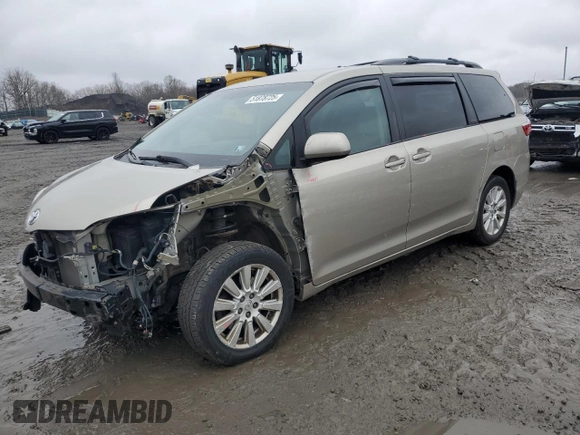 2017 Toyota Sienna LE with VIN 5TDJZ3DC8HS149992, listed as a Copart auction lot 51878725 with 90,299 mi miles and Salvage title. Bid and sale history available at DreamBid. Image 1.