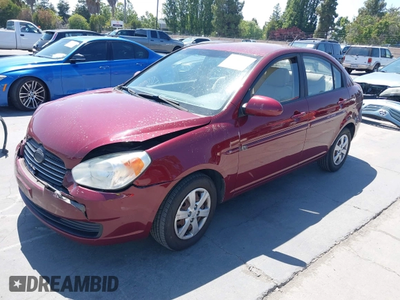 2009 Hyundai Accent Auto GLS with VIN KMHCN46C39U298942, listed as a IAAI auction lot 42562029 with 146,261 mi miles and . Bid and sale history available at DreamBid. Image 2.