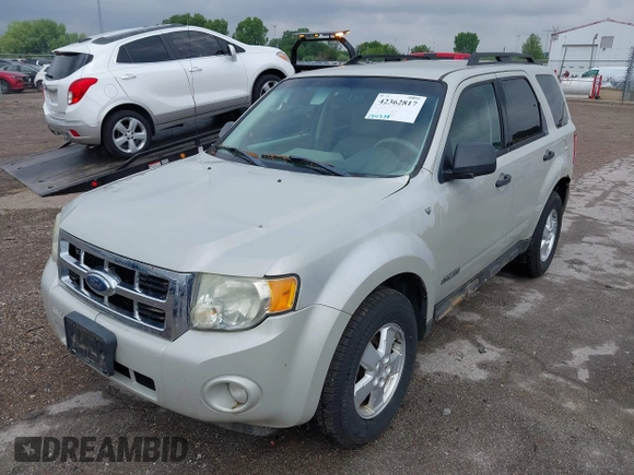 2008 Ford Escape XLT with VIN 1FMCU03148KA50269, listed as a IAAI auction lot 42362817 with 184,379 mi miles and . Bid and sale history available at DreamBid. Image 2.