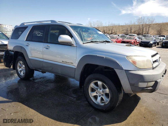 2003 Toyota 4Runner SR5 with VIN JTEBT14RX30019525, listed as a Copart auction lot 48937375 with 267,116 mi miles and Salvage Title. Bid and sale history available at carsss.com. Image 4.