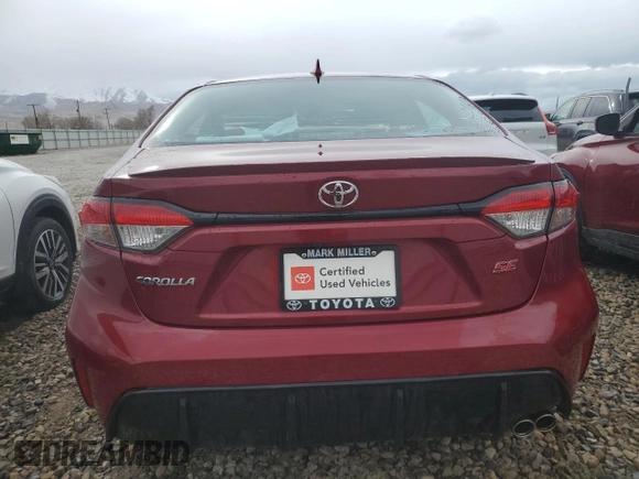 2024 Toyota Corolla SE with VIN 5YFS4MCE2RP171590, listed as a Copart auction lot 47874055 with 12,027 mi miles and Clean Title. Bid and sale history available at DreamBid. Image 6.