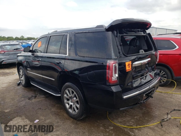 2016 GMC Yukon Denali with VIN 1GKS2CKJ9GR367824, listed as a Copart auction lot 63682964 with 0 mi miles and Salvage Title. Bid and sale history available at carsss.com. Image 2.