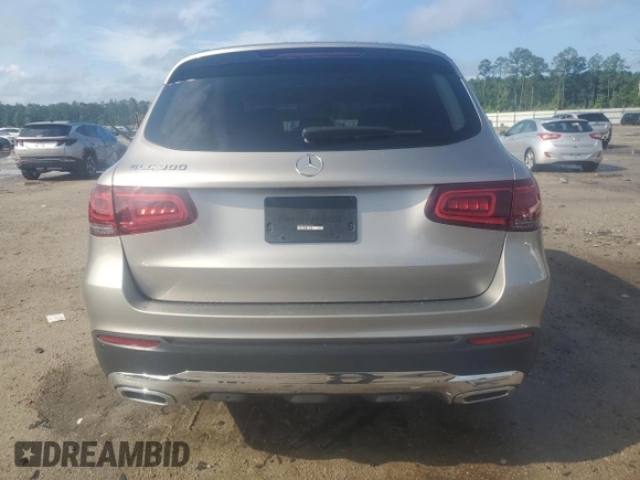 2021 Mercedes-Benz GLC 300 with VIN W1N0G8DB4MV279217, listed as a Copart auction lot 56144895 with 34,886 mi miles and Salvage title. Bid and sale history available at DreamBid. Image 6.