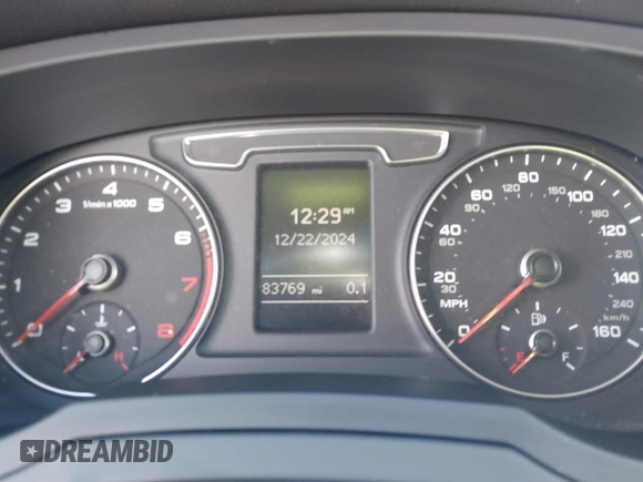2018 Audi Q3 Premium with VIN WA1BCCFS8JR001155, listed as a IAAI auction lot 41157028 with 83,769 mi miles. Bid and sale history available at carsss.com. Image 7.