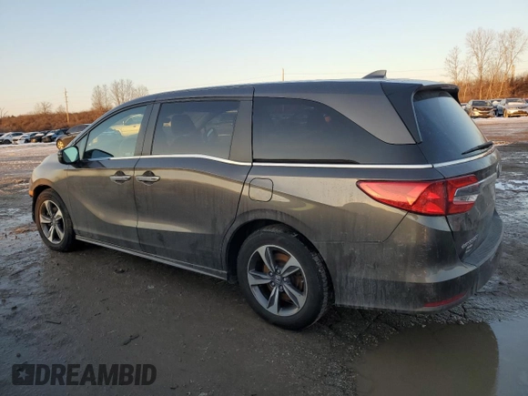 2019 Honda Odyssey Touring with VIN 5FNRL6H83KB085223, listed as a Copart auction lot 87628395 with 163,035 mi miles and Salvage Title. Bid and sale history available at carsss.com. Image 2.