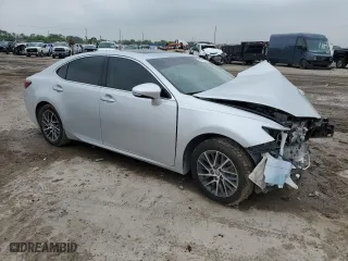 2017 Lexus ES with VIN 58ABK1GG8HU073072, listed as a Copart auction lot 50841435 with 0 mi miles and Salvage Title. Bid and sale history available at carsss.com. Image 4.