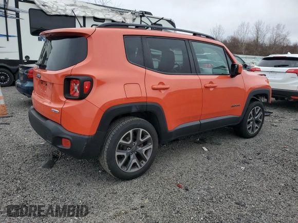 2016 Jeep Renegade Latitude with VIN ZACCJBBT4GPC50388, listed as a Copart auction lot 49911805 with 111,736 mi miles and Salvage Title. Bid and sale history available at DreamBid. Image 3.