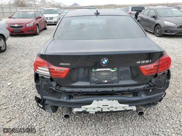 2015 BMW 4 Series 435i xDrive with VIN WBA3R5C55FK372578, listed as a Copart auction lot 41789235 with 0 mi miles and Clean Title. Bid and sale history available at carsss.com. Image 6.