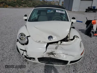 2007 Volkswagen Beetle Triple White with VIN 3VWFF31Y07M417301, listed as a Copart auction lot 53110605 with Not Provided miles and Salvage Title. Bid and sale history available at DreamBid. Image 5.