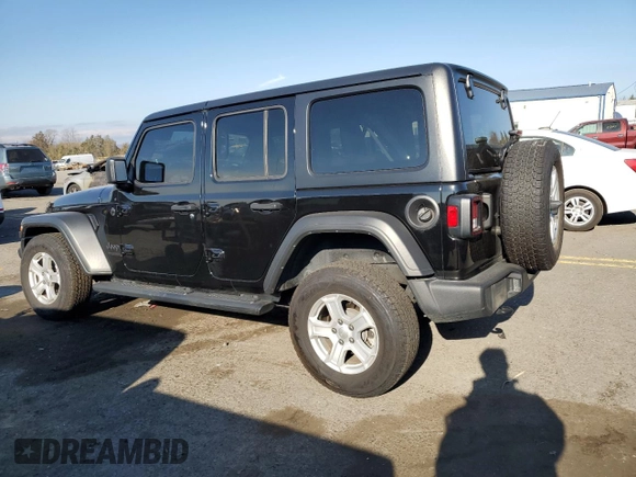 2022 Jeep Wrangler Unlimited Willys Sport with VIN 1C4HJXDN2NW132521, listed as a Copart auction lot 80614904 with 20,793 mi miles and Salvage Title. Bid and sale history available at DreamBid. Image 2.