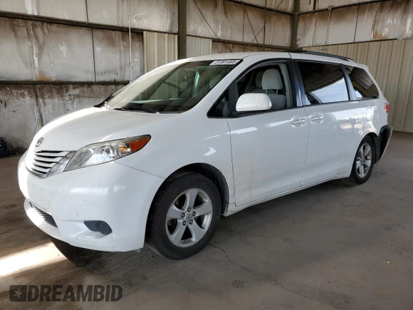 2017 Toyota Sienna LE Auto Access Seat with VIN 5TDKZ3DC4HS810857, listed as a Copart auction lot 51301465 with 150,138 mi miles and Salvage Title. Bid and sale history available at carsss.com. Image 1.