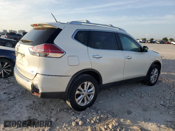 2016 Nissan Rogue SV with VIN KNMAT2MT8GP713774, listed as a Copart auction lot 53908685 with 98,192 mi miles and Salvage Title. Bid and sale history available at DreamBid. Image 3.