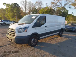 2020 Ford Transit Cargo with VIN 1FTBR1Y81LKB45460, listed as a IAAI auction lot 41496961 with 45,534 mi miles and . Bid and sale history available at DreamBid. Image 17.