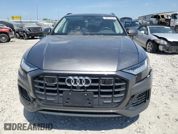 2021 Audi Q8 Premium Plus with VIN WA1BVAF10MD034366, listed as a Copart auction lot 59676554 with 50,640 mi miles and Salvage Title. Bid and sale history available at carsss.com. Image 5.