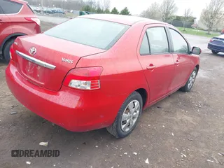 2008 Toyota Yaris with VIN JTDBT923684018504, listed as a IAAI auction lot 42126033 with 206,585 mi miles. Bid and sale history available at carsss.com. Image 4.