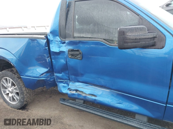 2014 Ford F-150 XL with VIN 1FTMF1EM4EFC77675, listed as a IAAI auction lot 41905732 with 76,648 mi miles. Bid and sale history available at carsss.com. Image 6.