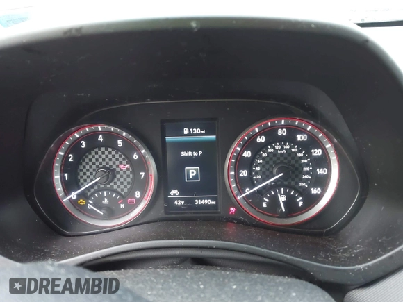 2019 Hyundai Veloster 2.0 with VIN KMHTG6AF6KU005046, listed as a IAAI auction lot 41073491 with 31,490 mi miles. Bid and sale history available at carsss.com. Image 7.