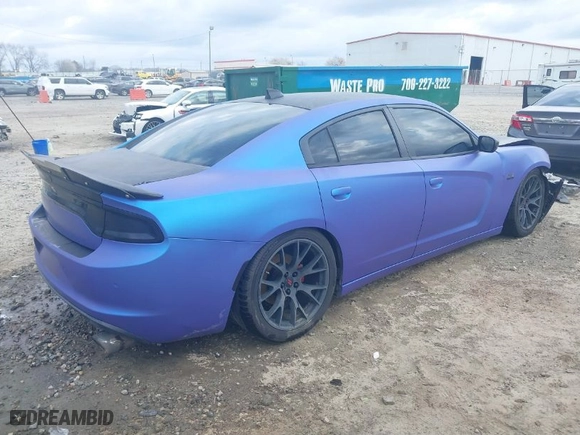 2018 Dodge Charger R/T with VIN 2C3CDXCT6JH260954, listed as a IAAI auction lot 41716171 with 1 mi miles. Bid and sale history available at carsss.com. Image 4.