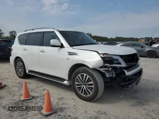 2022 Nissan Armada SV with VIN JN8AY2AC0N9160114, listed as a Copart auction lot 76266474 with 44,285 mi miles and Salvage Title. Bid and sale history available at carsss.com. Image 4.