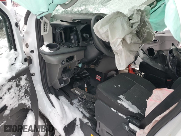 2023 Ford Transit Cargo with VIN 1FTBR1Y86PKB57061, listed as a Copart auction lot 82425824 with Not Provided miles and Salvage Title. Bid and sale history available at DreamBid. Image 8.