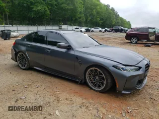 2021 BMW M3 Competition z VIN WBS33AY04MFL54422, wystawiony jako Copart lot #54123085 z przebiegiem 38 840 mil mil oraz Szkody całkowita. Historia ofert i sprzedaży dostępna na DreamBid. Obrazek 4.