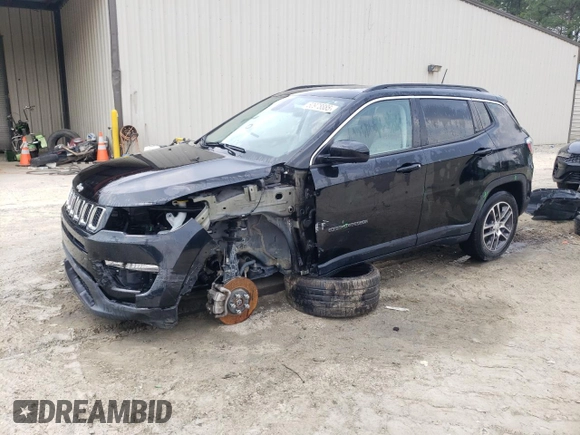 2020 Jeep Compass Latitude with VIN 3C4NJCBB4LT162062, listed as a Copart auction lot 60978885 with Not provided miles and Salvage title. Bid and sale history available at DreamBid. Image 1.