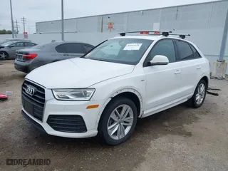 2018 Audi Q3 Premium with VIN WA1BCCFS1JR010439, listed as a IAAI auction lot 41641231 with 108,605 mi miles. Bid and sale history available at carsss.com. Image 2.