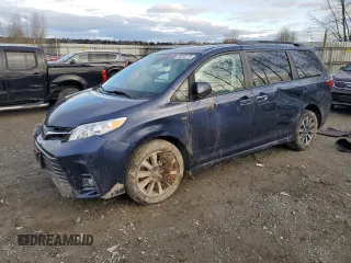 2020 Toyota Sienna XLE with VIN 5TDDZ3DC2LS228726, listed as a Copart auction lot 46464175 with 67,837 mi miles and Salvage Title. Bid and sale history available at carsss.com. Image 1.