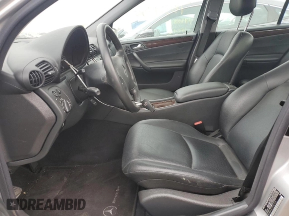 2003 Mercedes-Benz C 230/260/280/320 with VIN WDBRF64J73F321576, listed as a Copart auction lot 75531504 with 36,018 mi miles and Salvage Title. Bid and sale history available at DreamBid. Image 7.