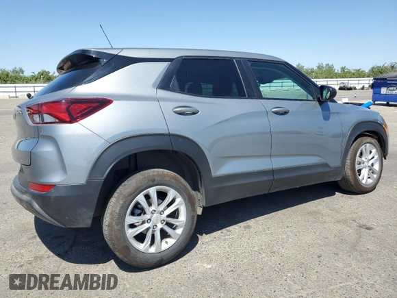 2023 Chevrolet TrailBlazer LS with VIN KL79MMS25PB166771, listed as a Copart auction lot 61728424 with 11,474 mi miles and Salvage Title. Bid and sale history available at DreamBid. Image 3.
