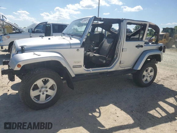 2007 Jeep Wrangler Unlimited Sahara with VIN 1J4GA59147L207482, listed as a Copart auction lot 55666615 with 151,525 mi miles and Salvage title. Bid and sale history available at DreamBid. Image 1.